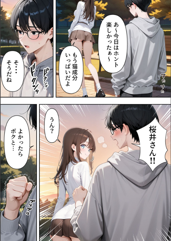 いじめられていた陰キャのボクが1軍ギャル達に中●し報復する話 モザイク版_13枚目の画像